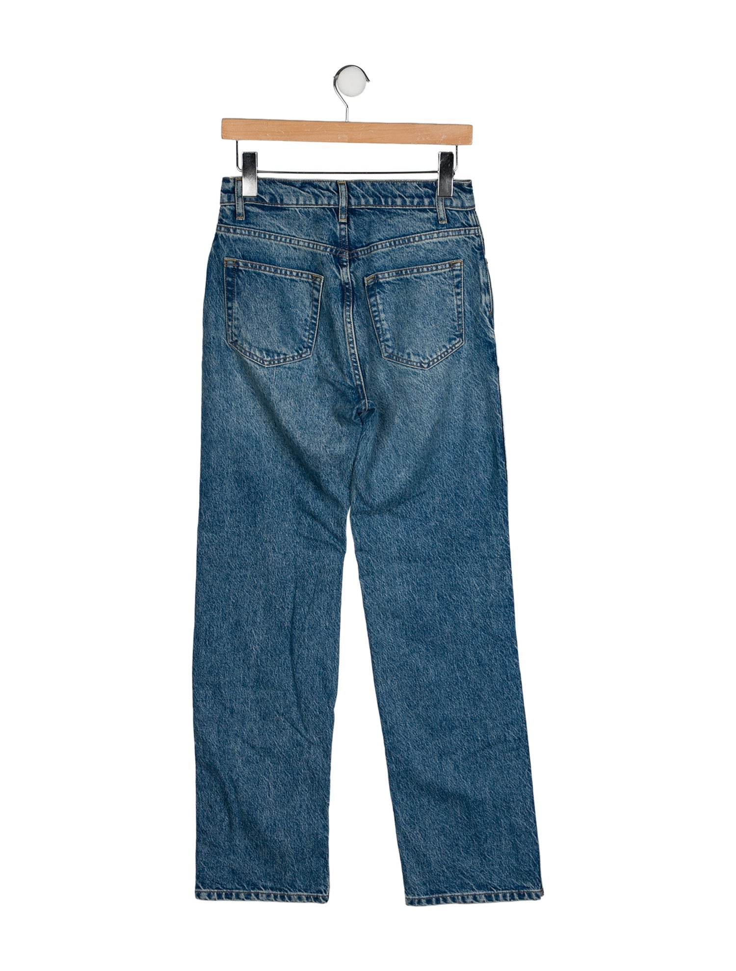 Reformation Mid-Rise Straight Leg Jeans