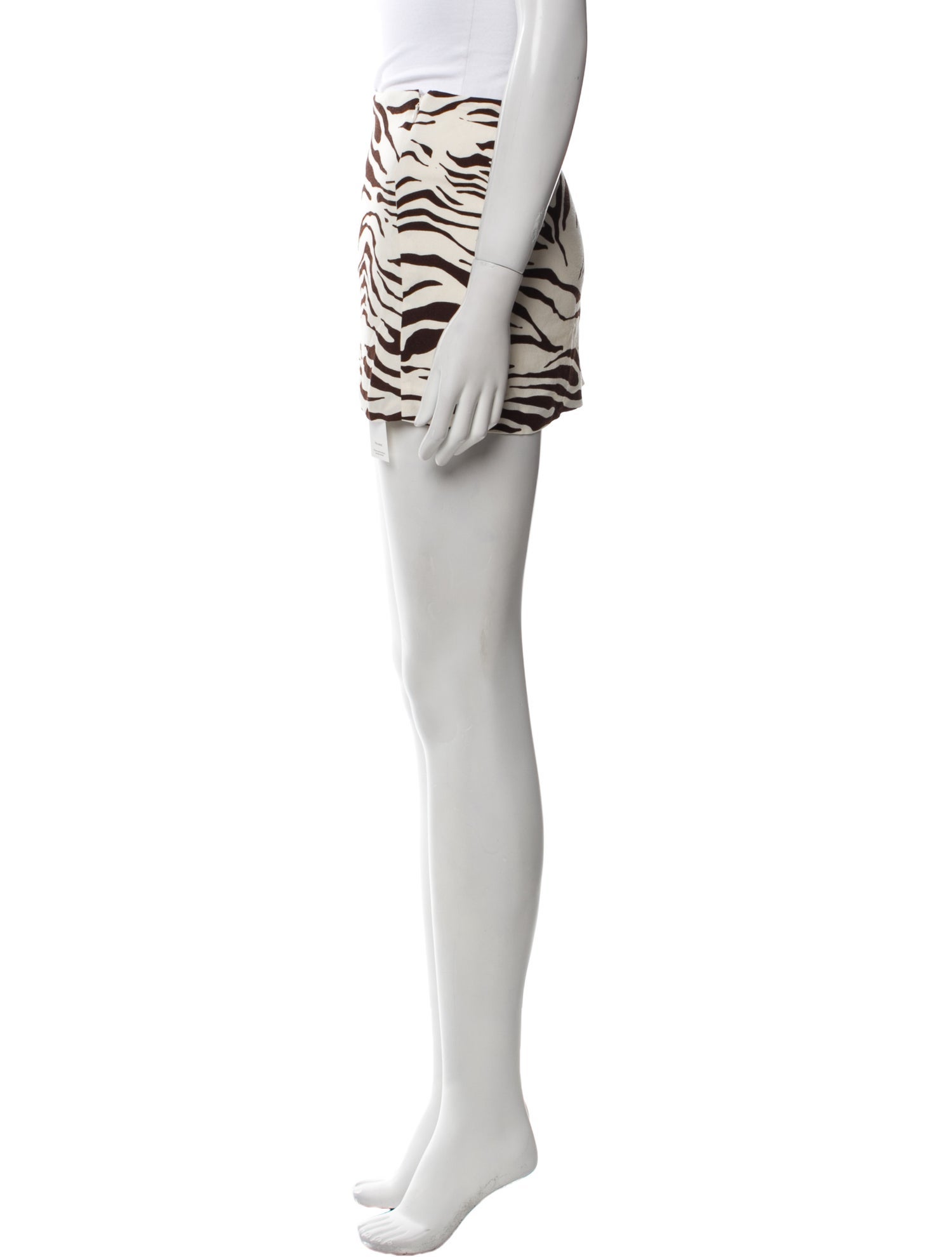 Reformation Animal Print Mini Skirt