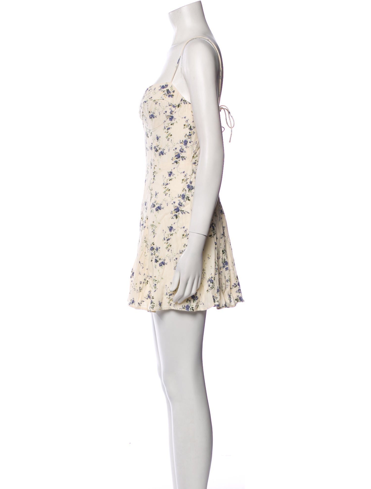 Reformation Floral Print Mini Dress