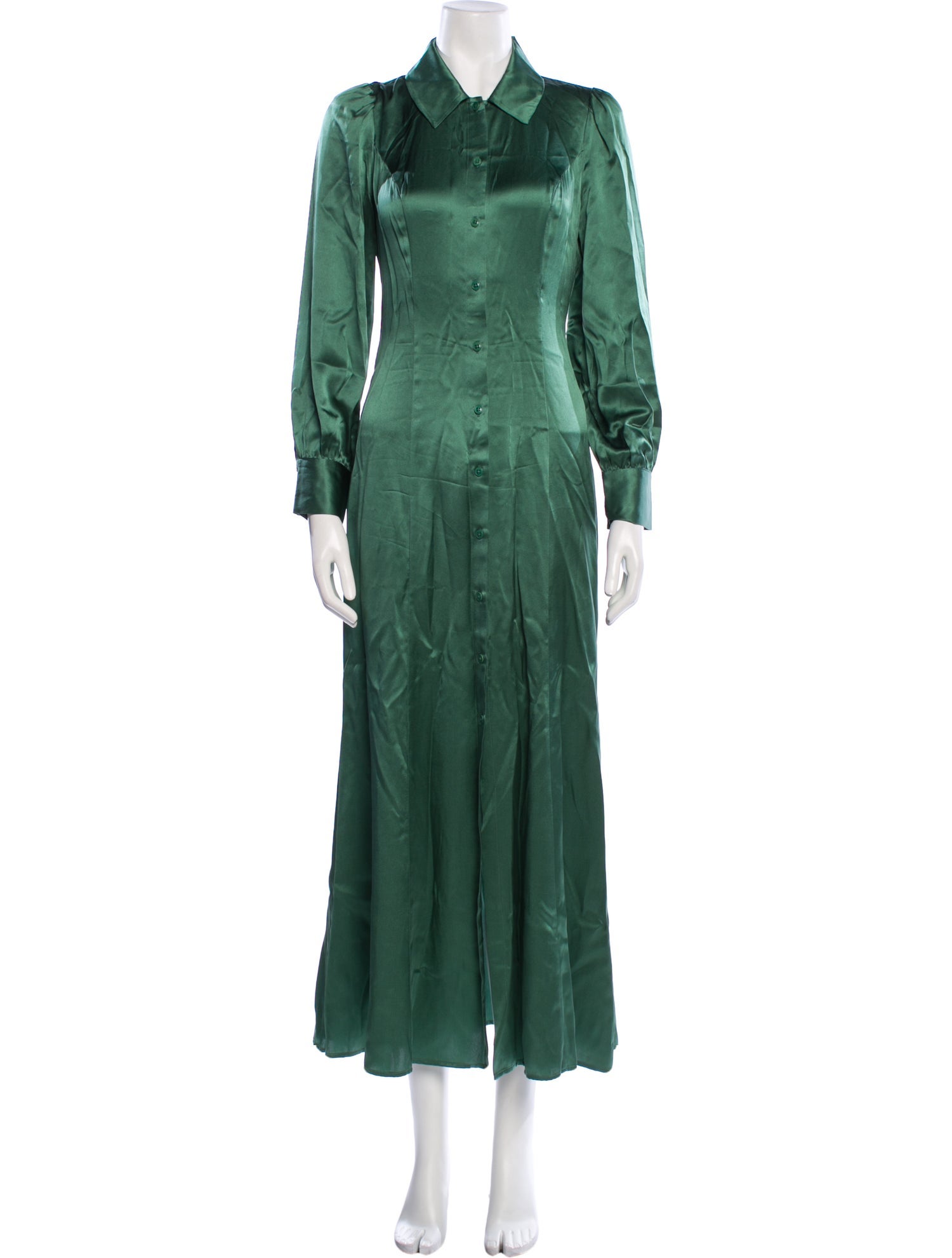 Reformation Silk Long Dress