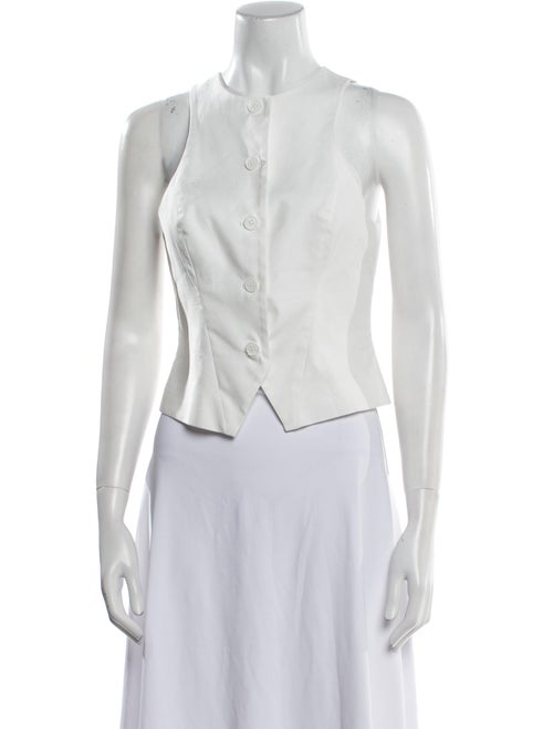 Reformation Crew Neck Sleeveless Crop Top