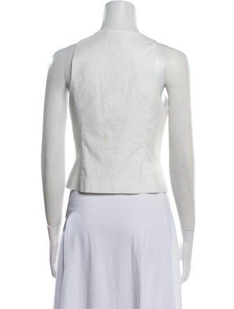 Reformation Crew Neck Sleeveless Crop Top