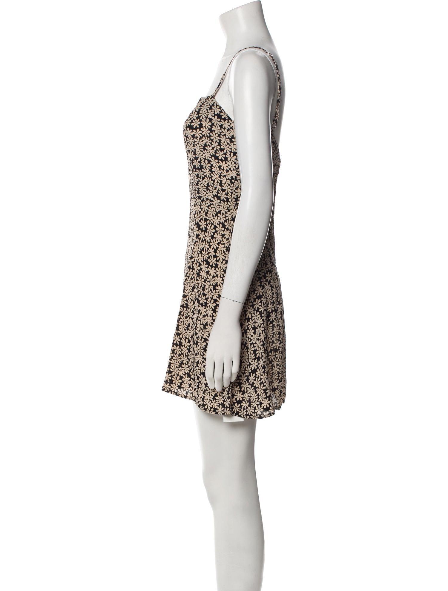 Reformation Floral Print Mini Dress