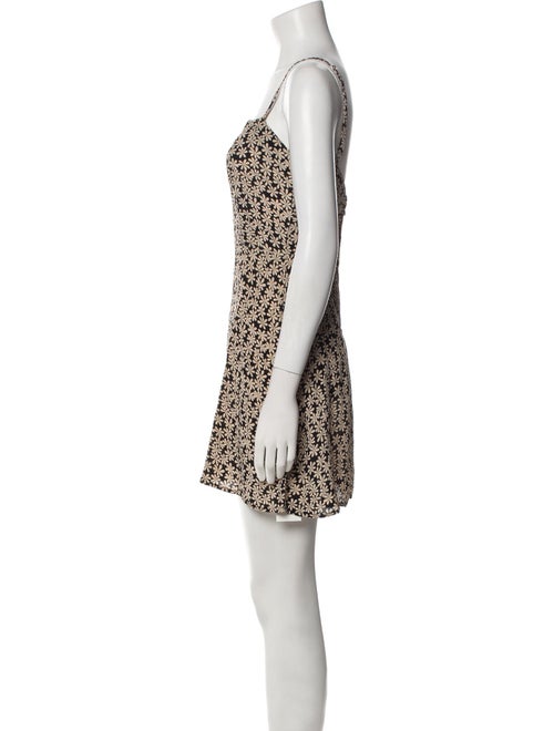 Reformation Floral Print Mini Dress