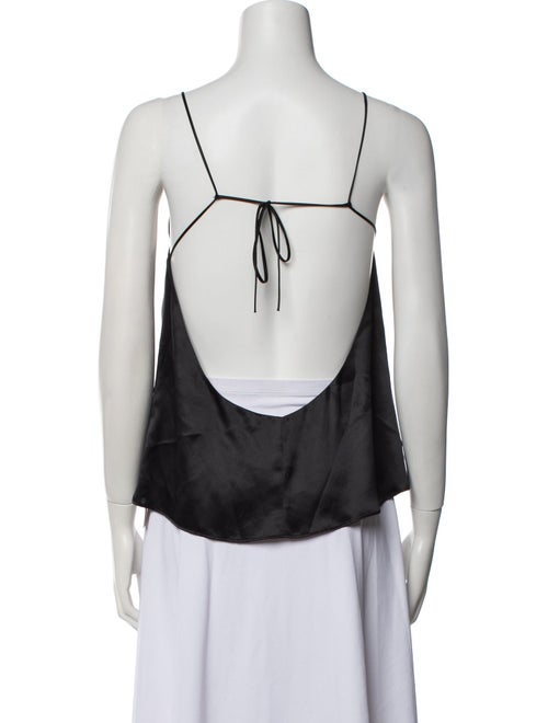 Reformation Silk V-Neck Top