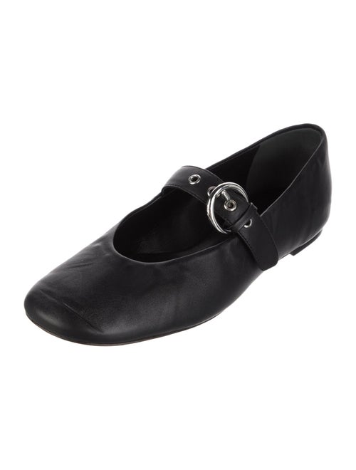 Reformation Leather Mary Jane Flats