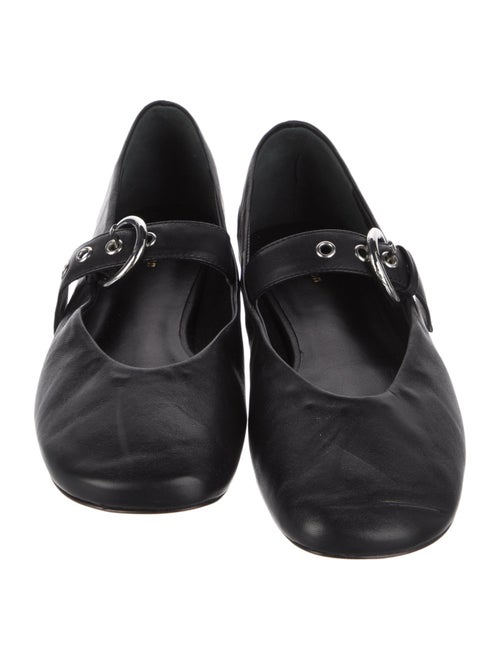 Reformation Leather Mary Jane Flats