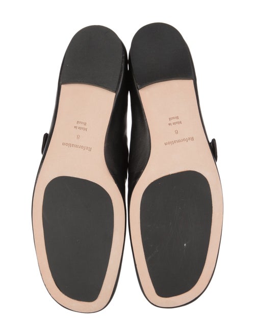 Reformation Leather Mary Jane Flats
