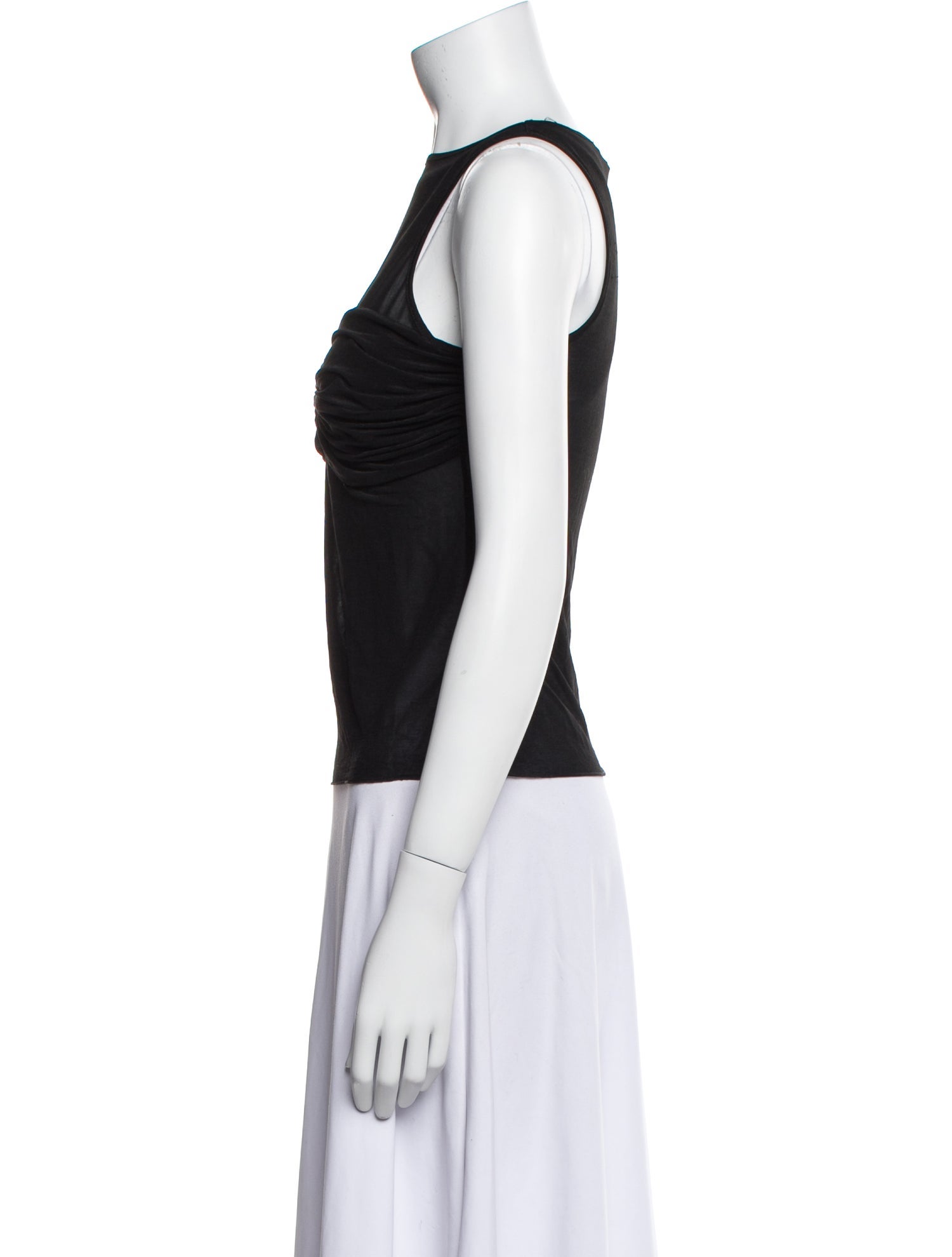 Reformation Bateau Neckline Sleeveless Top