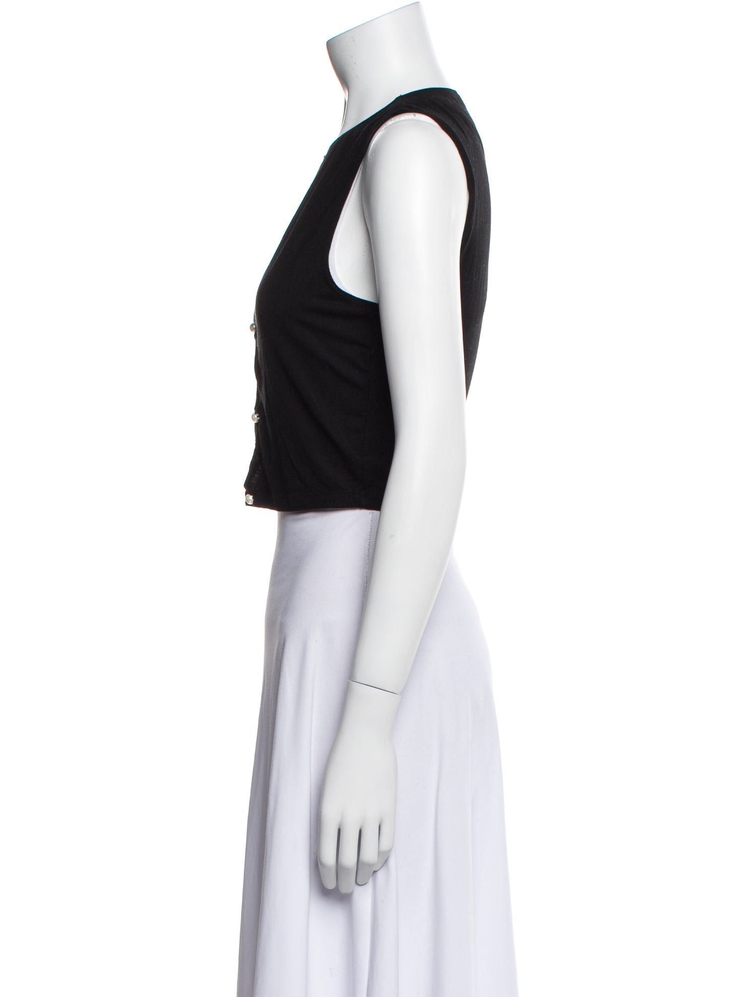 Reformation Crew Neck Sleeveless Crop Top