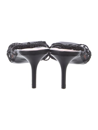 Reformation Leather Braided Accents Slides