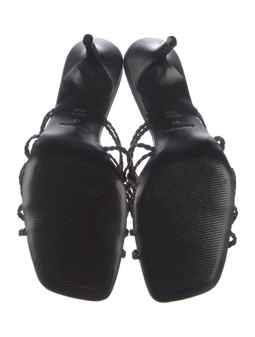 Reformation Leather Braided Accents Slides