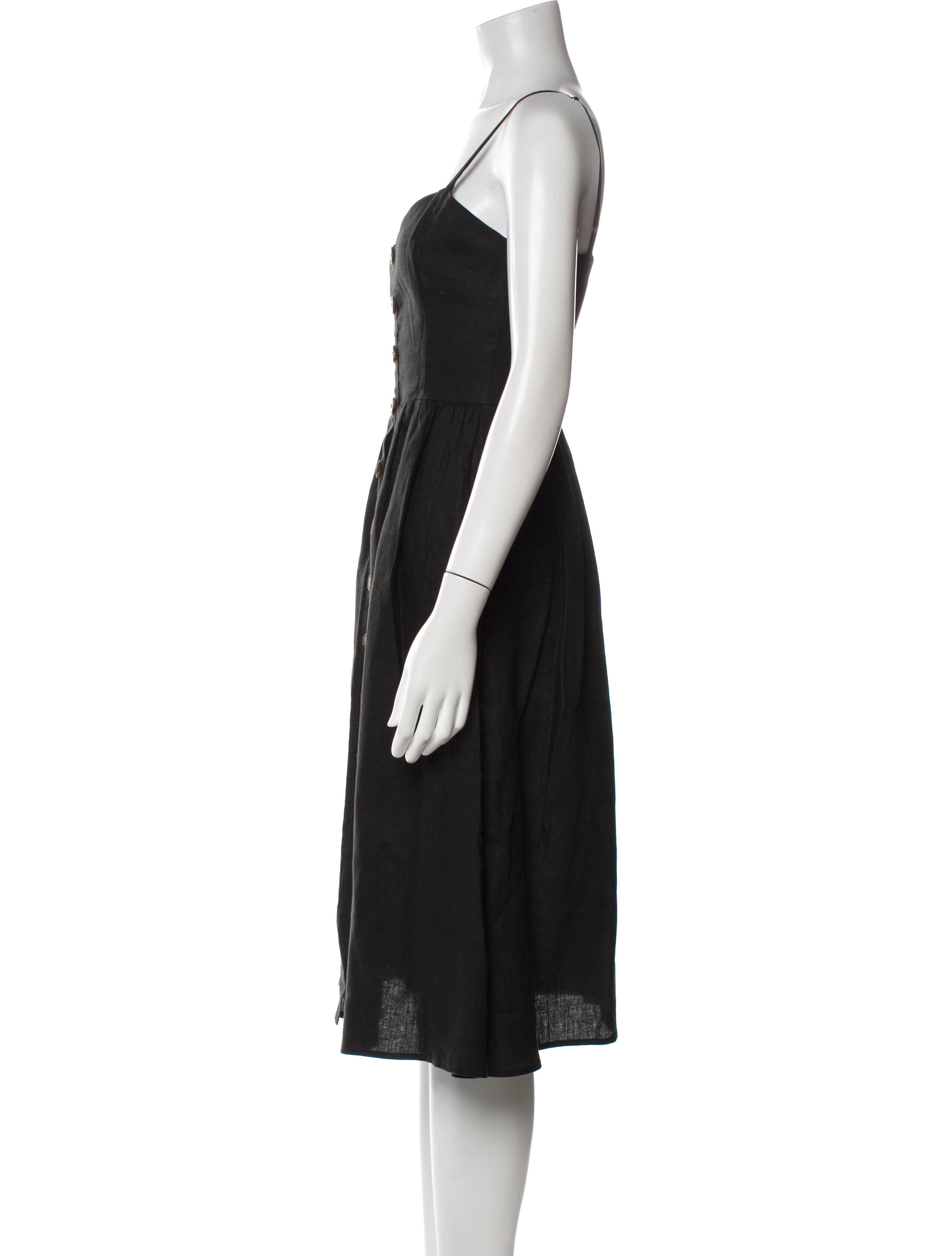 Reformation Linen Midi Length Dress