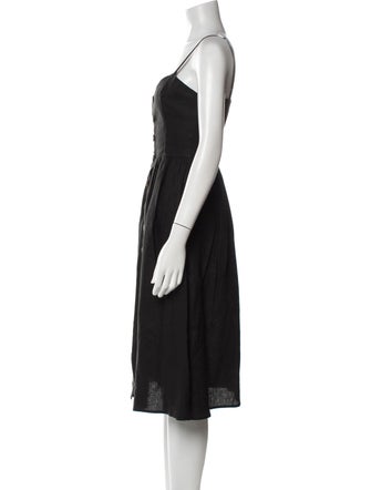 Reformation Linen Midi Length Dress