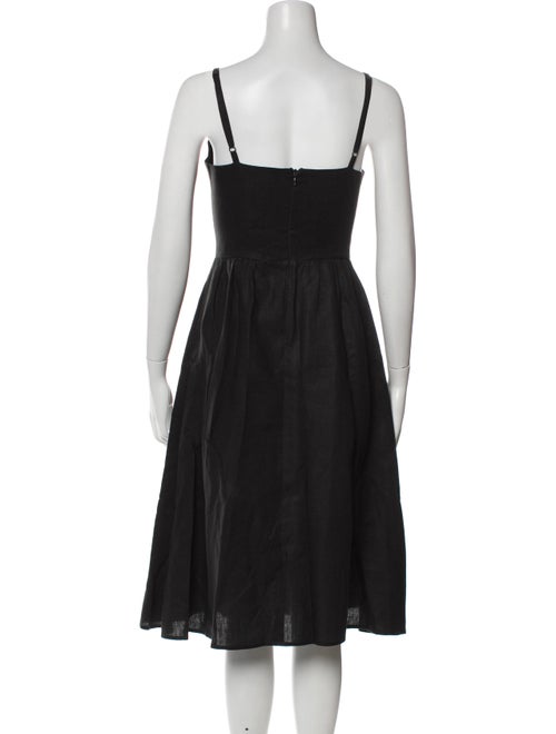 Reformation Linen Midi Length Dress