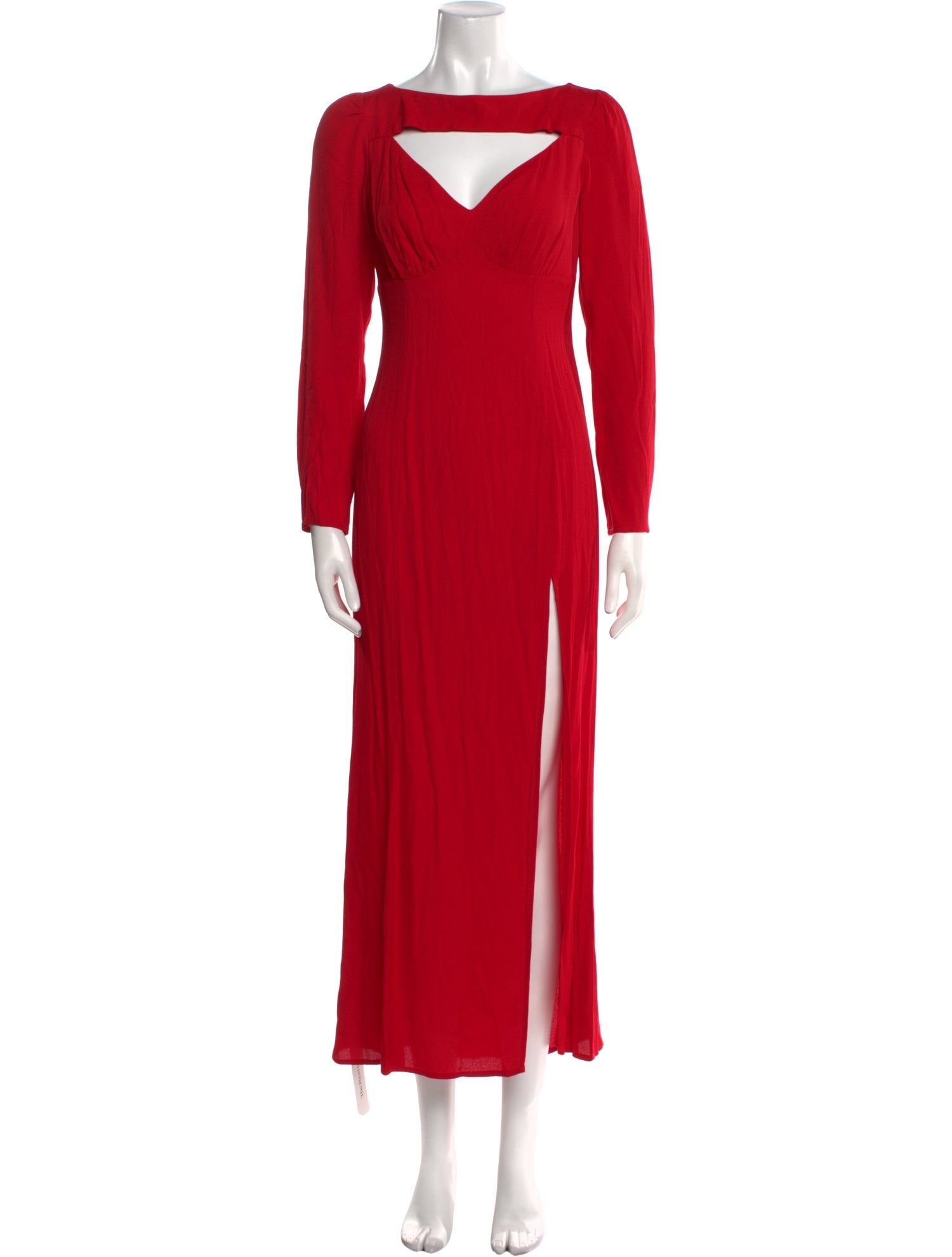 Reformation Bateau Neckline Long Dress w/ Tags