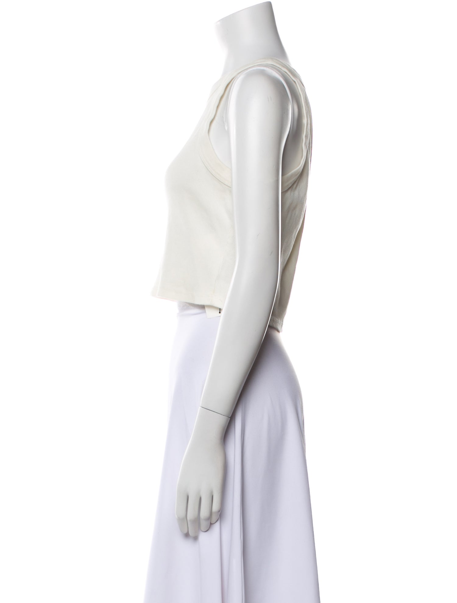 Reformation Scoop Neck Sleeveless Crop Top