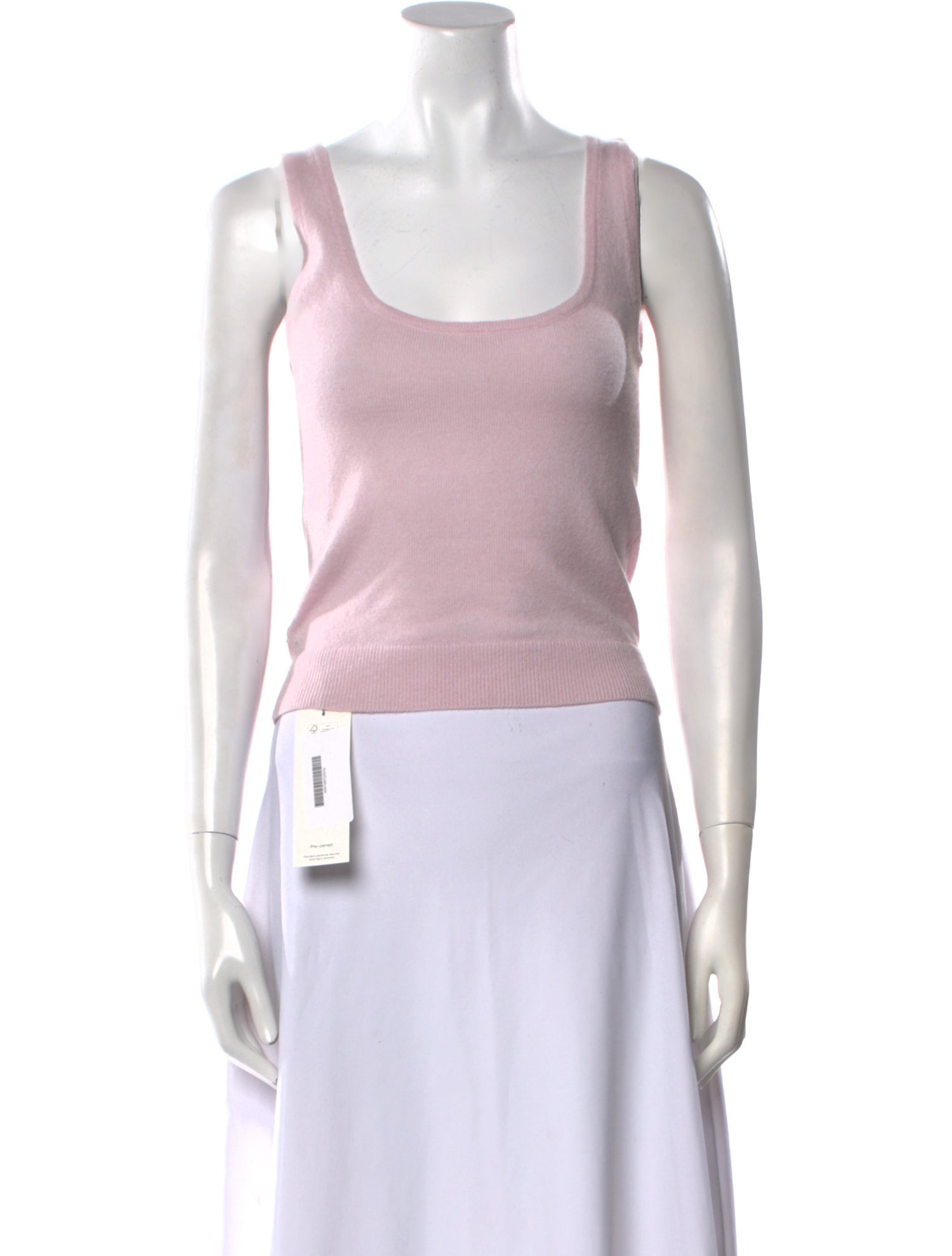 Reformation Cashmere Scoop Neck Crop Top