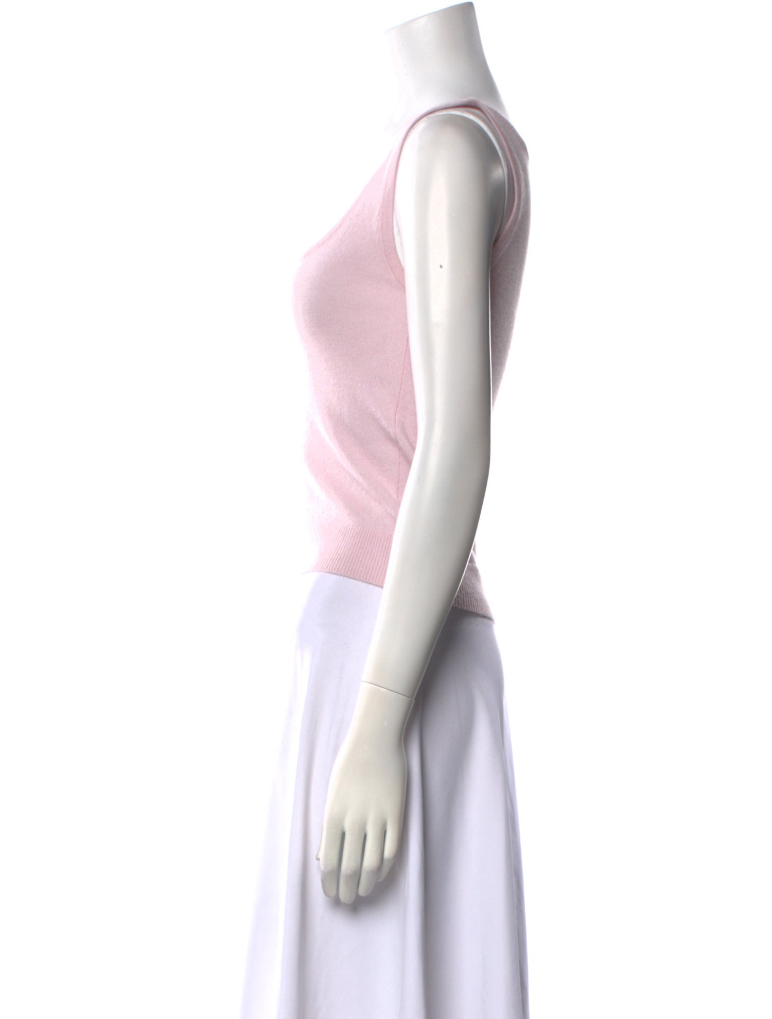 Reformation Cashmere Scoop Neck Crop Top