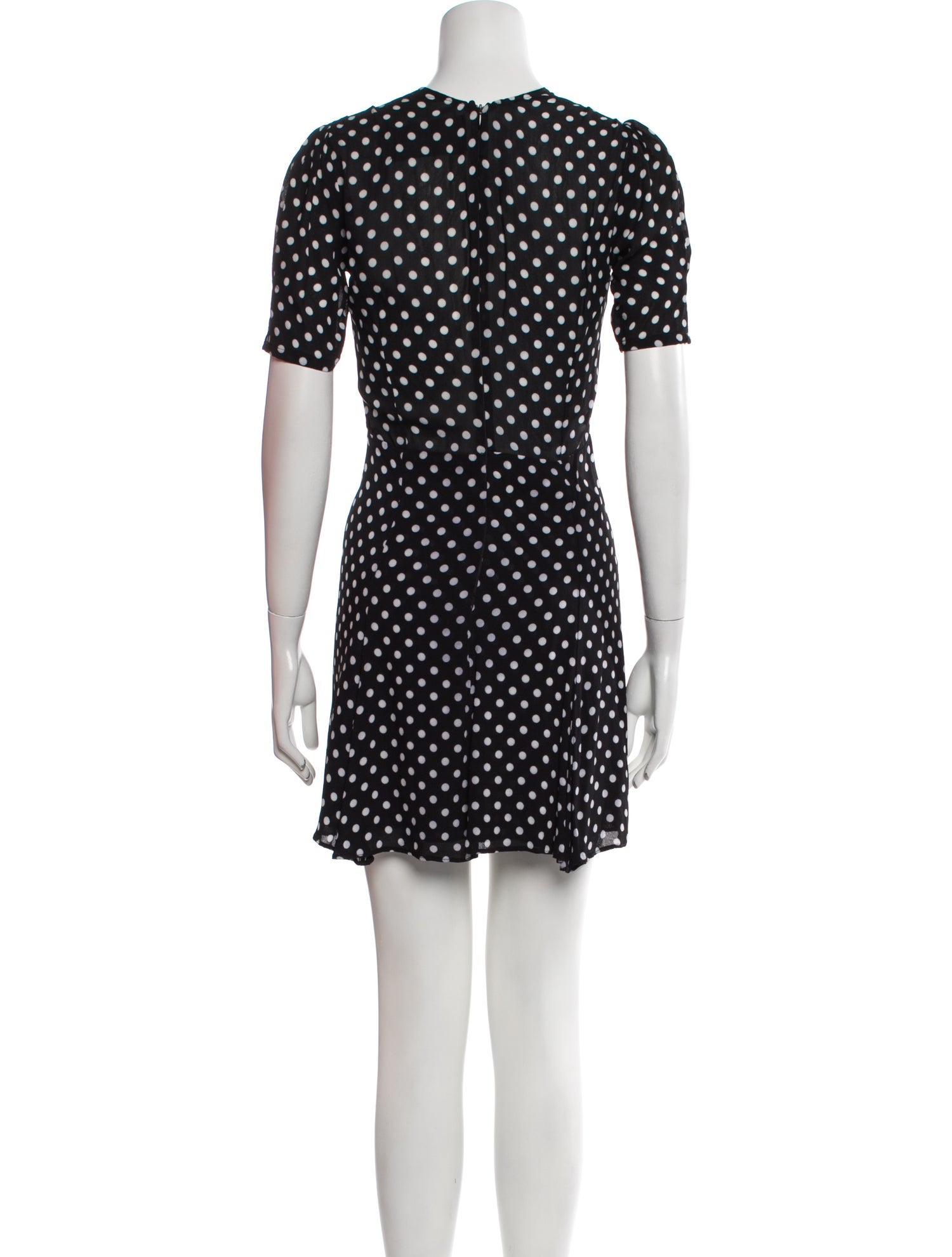 Reformation Polka Dot Print Mini Dress
