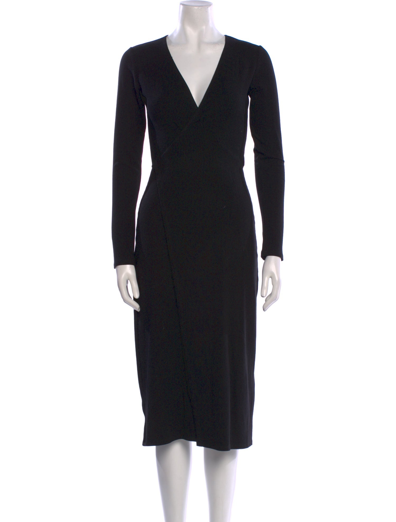 Reformation V-Neck Midi Length Dress