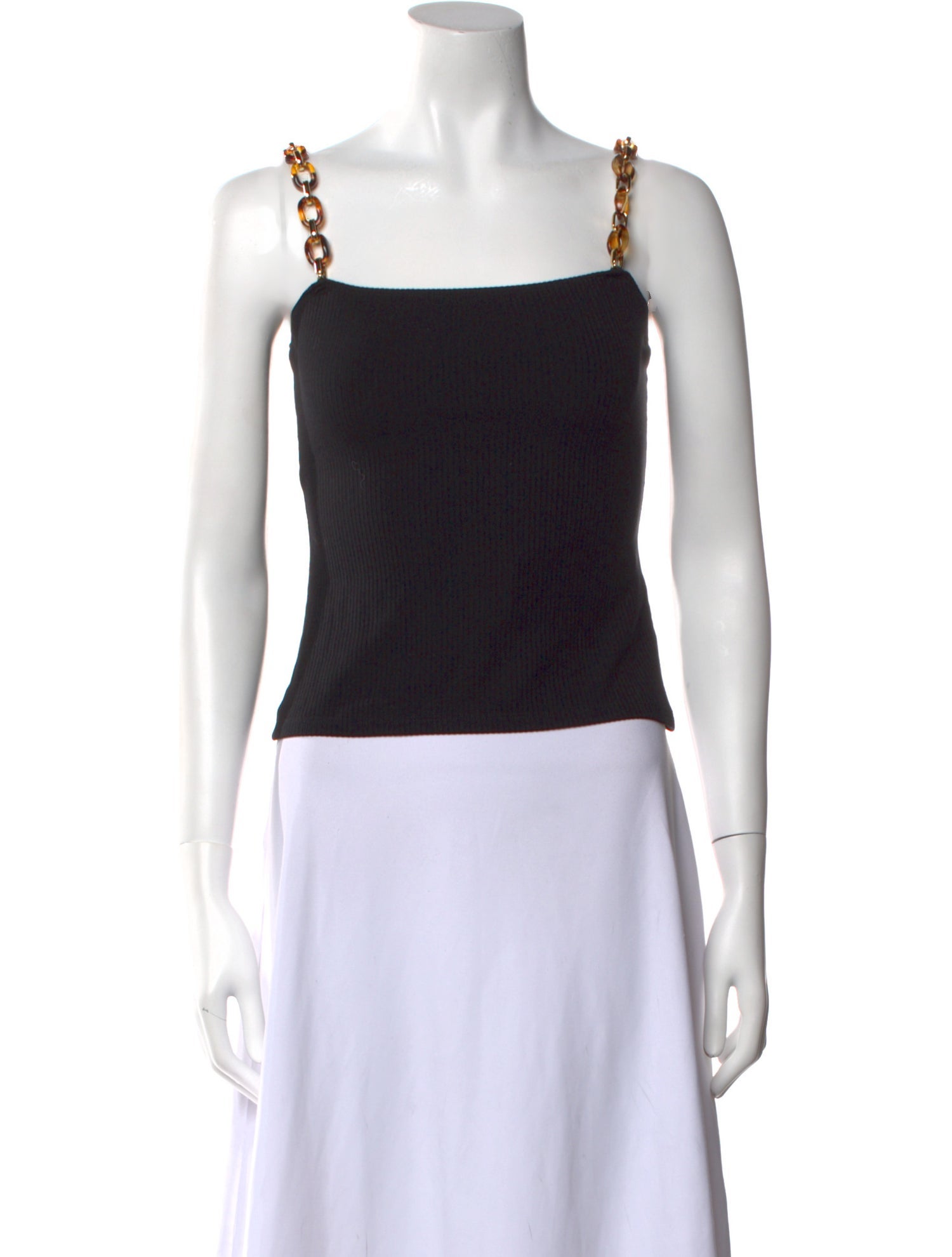 Reformation Square Neckline Sleeveless Crop Top