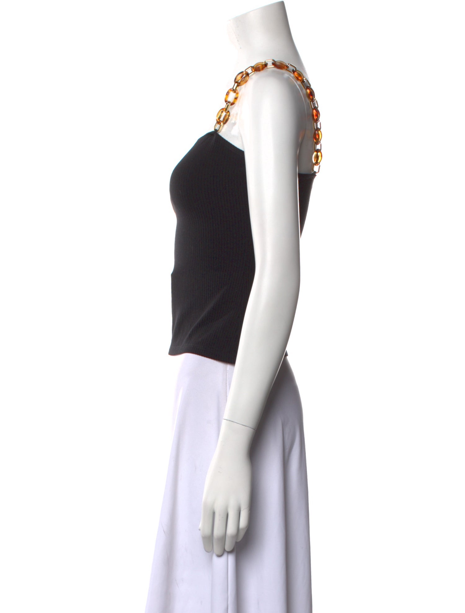 Reformation Square Neckline Sleeveless Crop Top