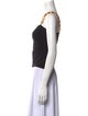 Reformation Square Neckline Sleeveless Crop Top