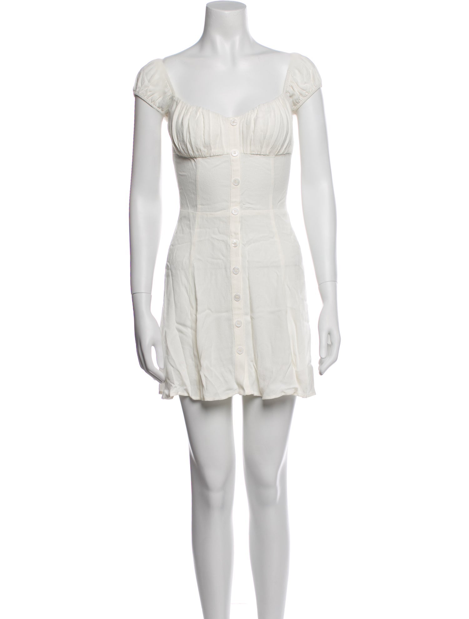 Reformation Off-The-Shoulder Mini Dress