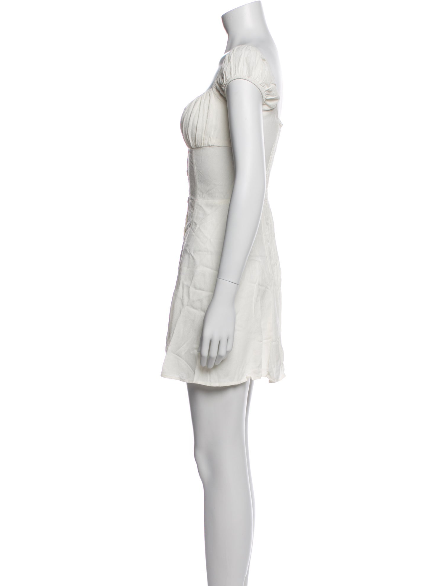 Reformation Off-The-Shoulder Mini Dress