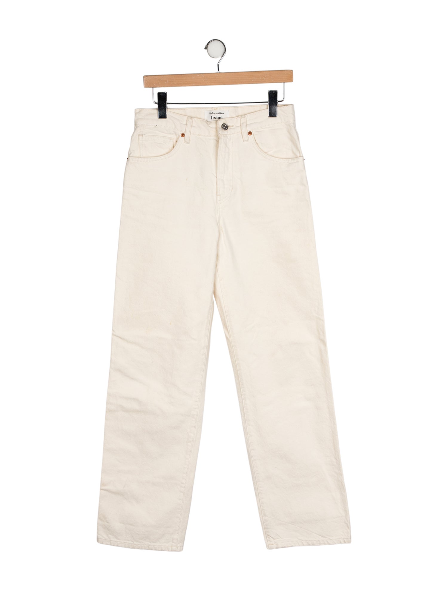 Reformation High-Rise Straight Leg Jeans