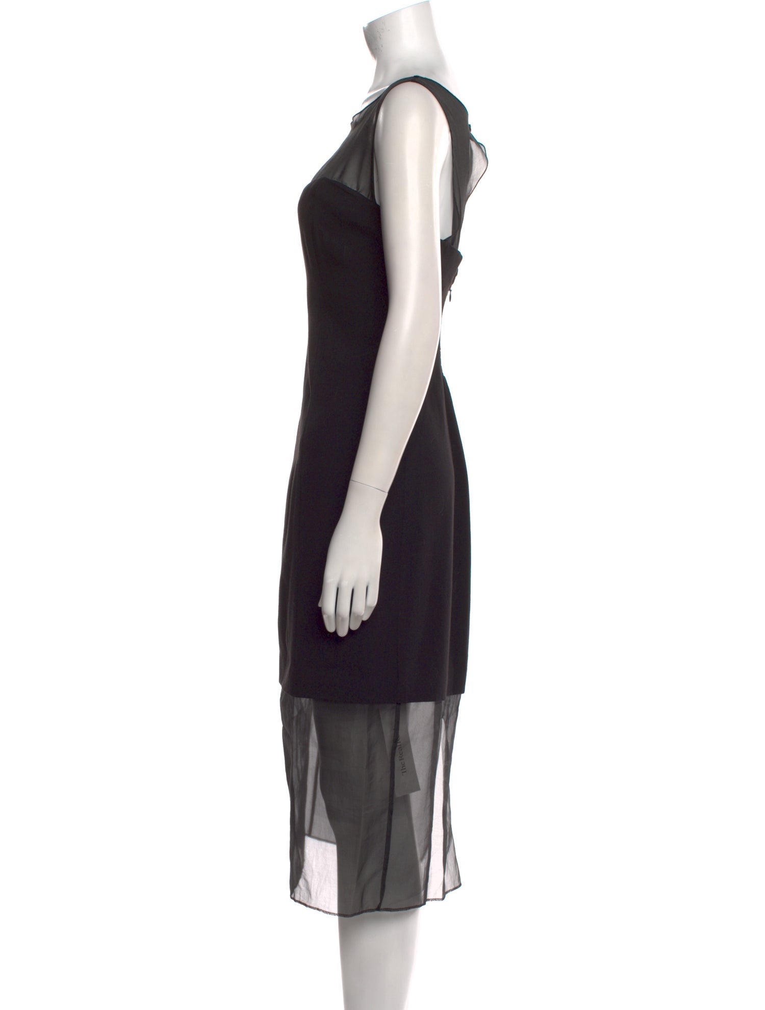 Reformation Bateau Neckline Midi Length Dress