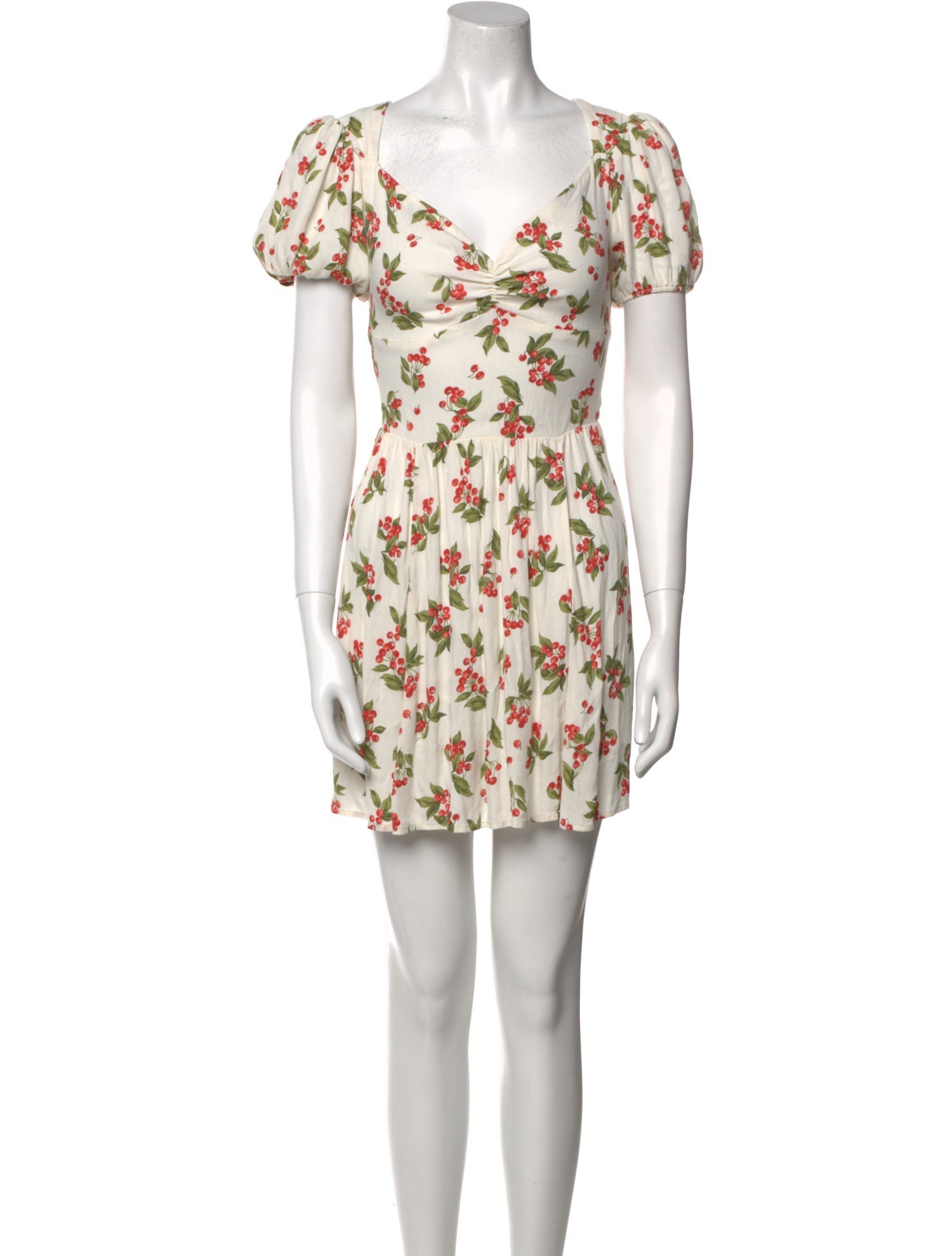 Reformation Floral Print Mini Dress