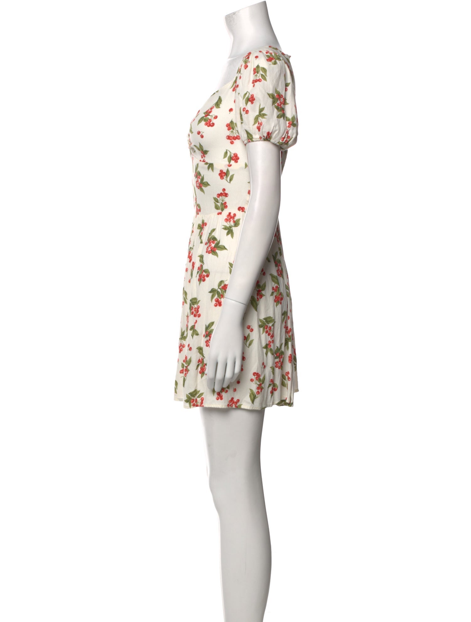 Reformation Floral Print Mini Dress