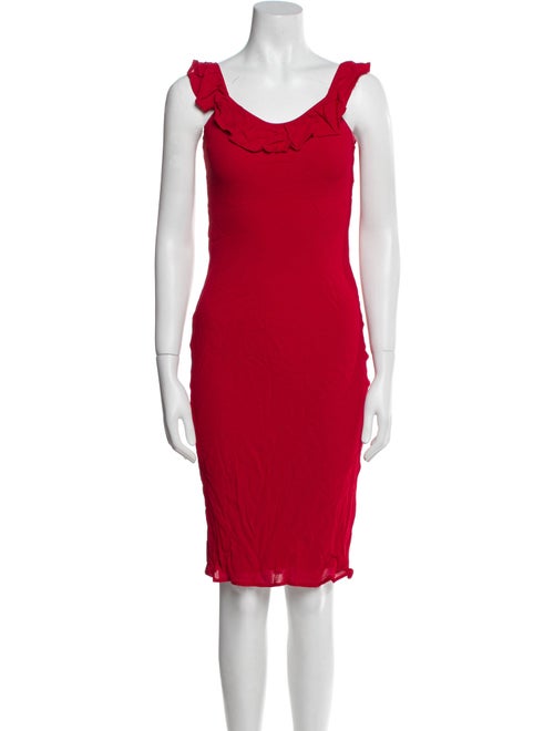 Reformation Cowl Neck Midi Length Dress