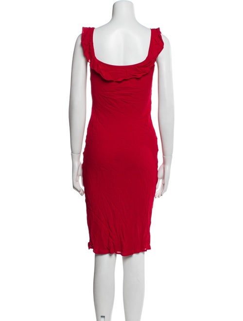 Reformation Cowl Neck Midi Length Dress