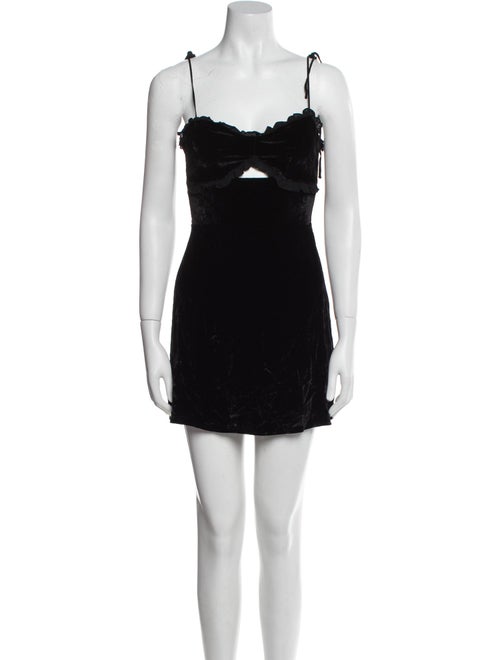 Reformation Square Neckline Mini Dress