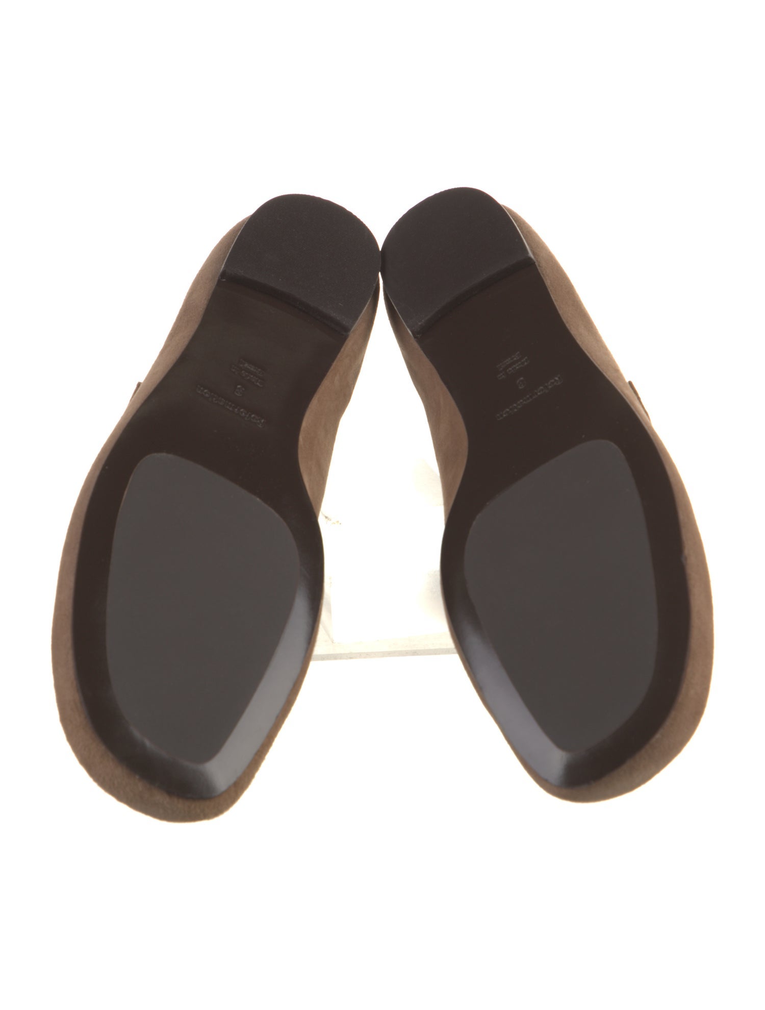 Reformation Suede Studded Accents Mary Jane Flats