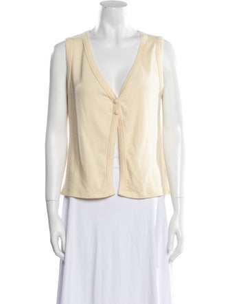 Reformation V-Neck Sleeveless Top