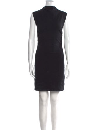 Reformation Mock Neck Mini Dress