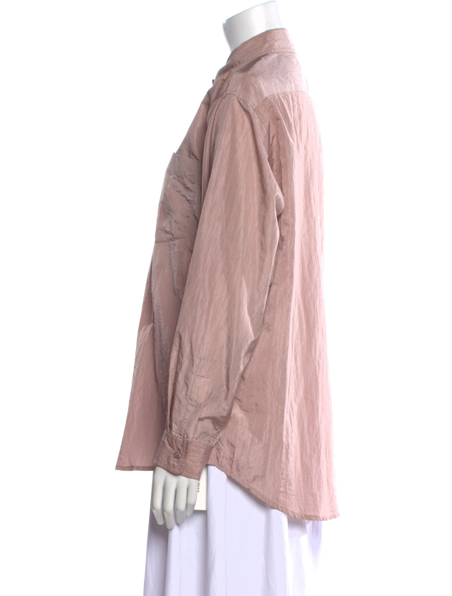 Reformation Long Sleeve Button-Up Top