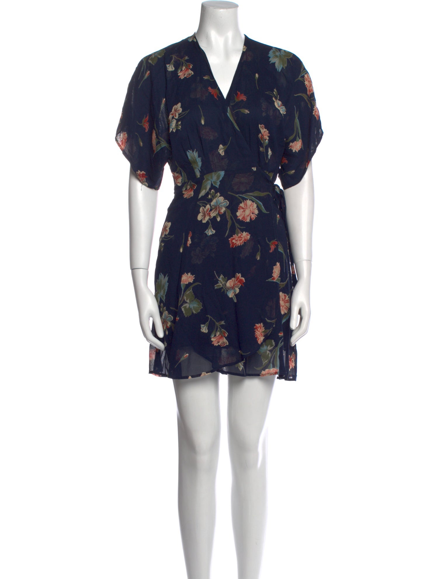 Reformation Floral Print Mini Dress