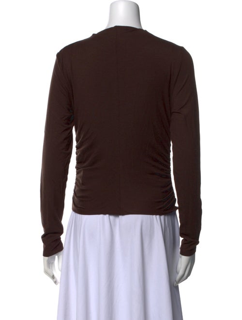 Reformation Mock Neck Long Sleeve Sweatshirt