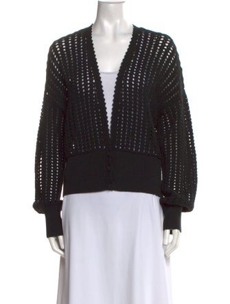 Reformation Patterned V-Neck Sweater