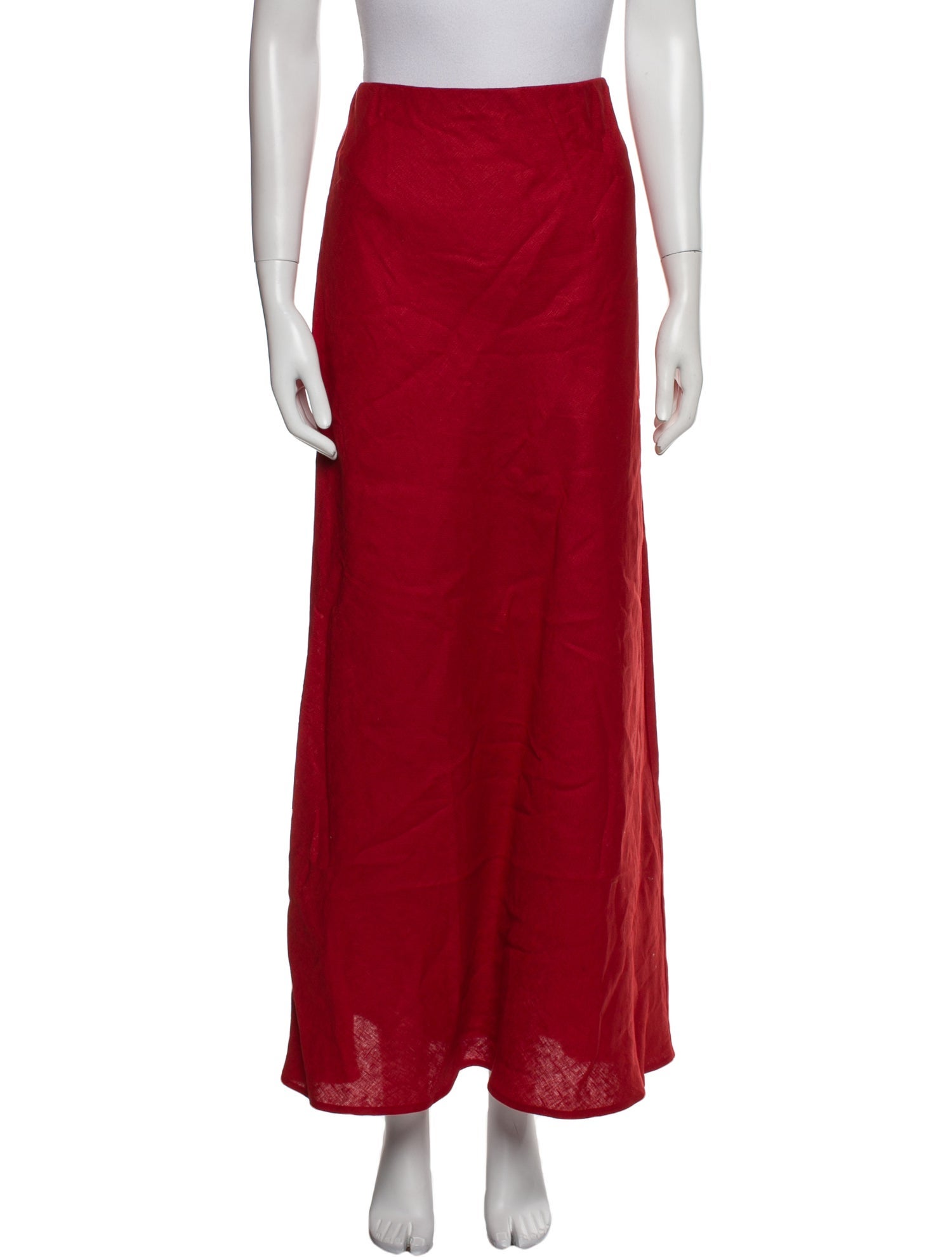 Reformation Linen Midi Length Skirt