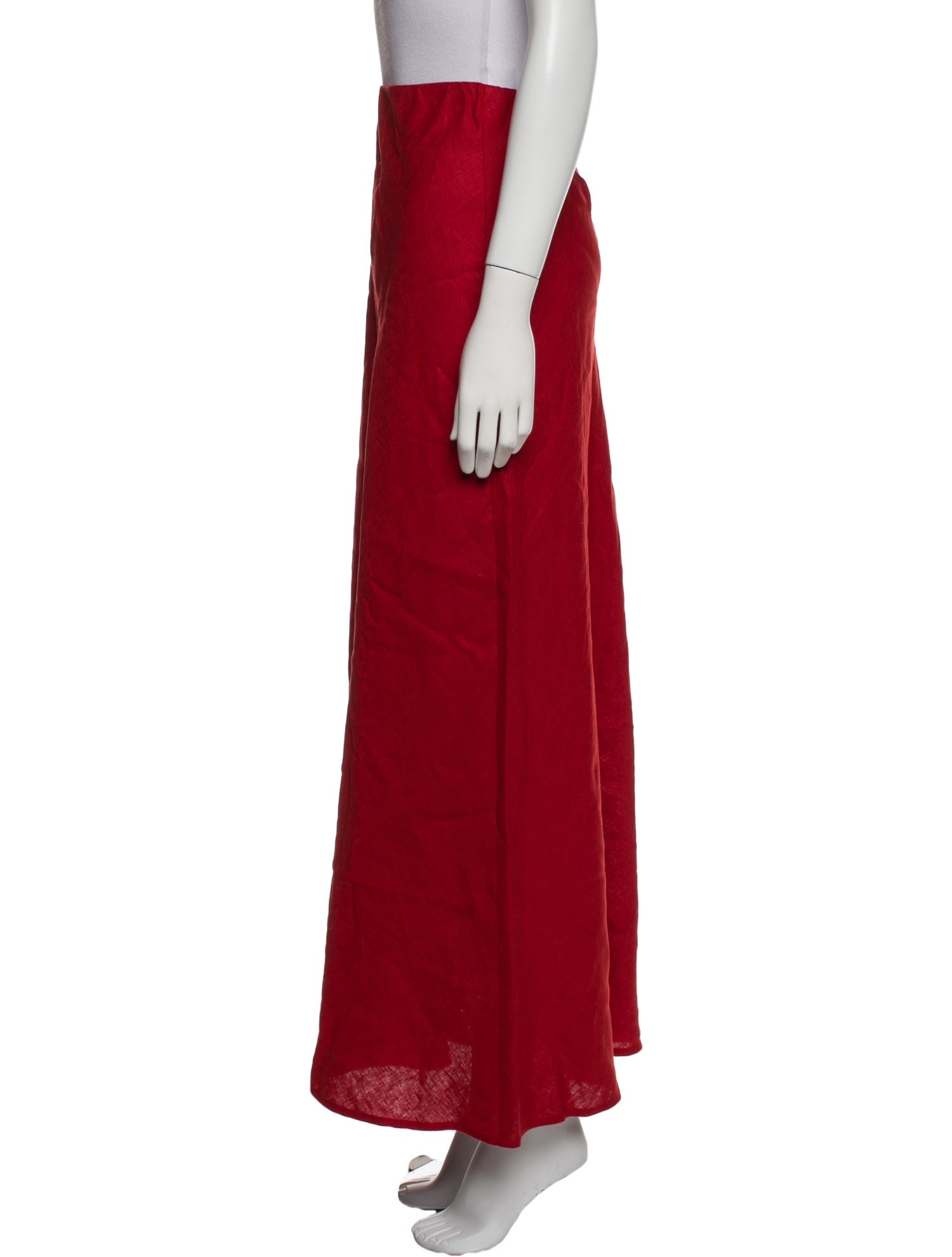 Reformation Linen Midi Length Skirt