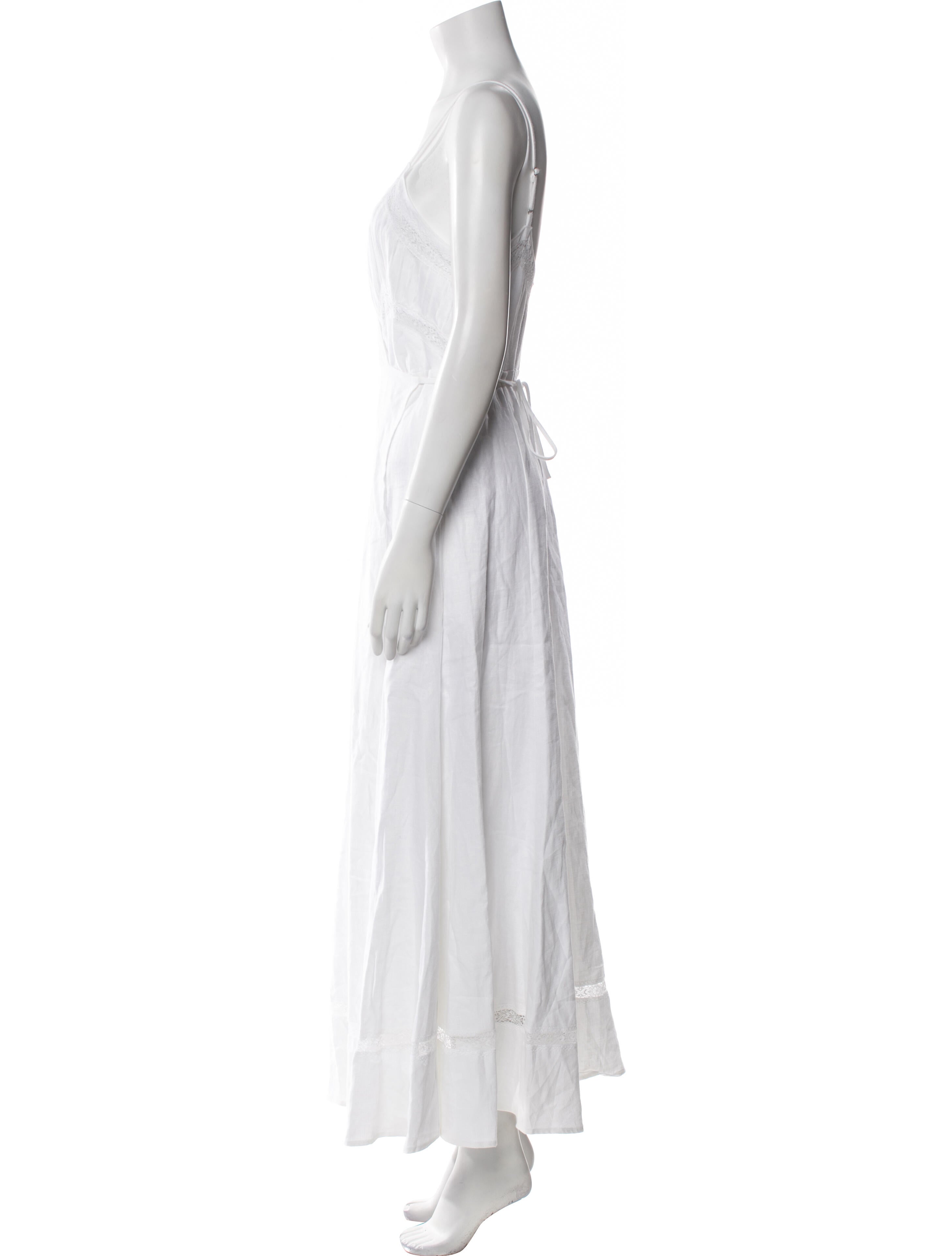 Reformation Linen Long Dress