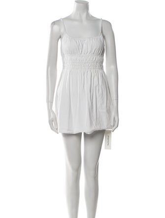 Reformation Square Neckline Mini Dress