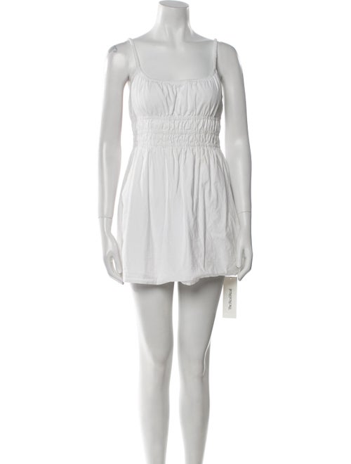 Reformation Square Neckline Mini Dress