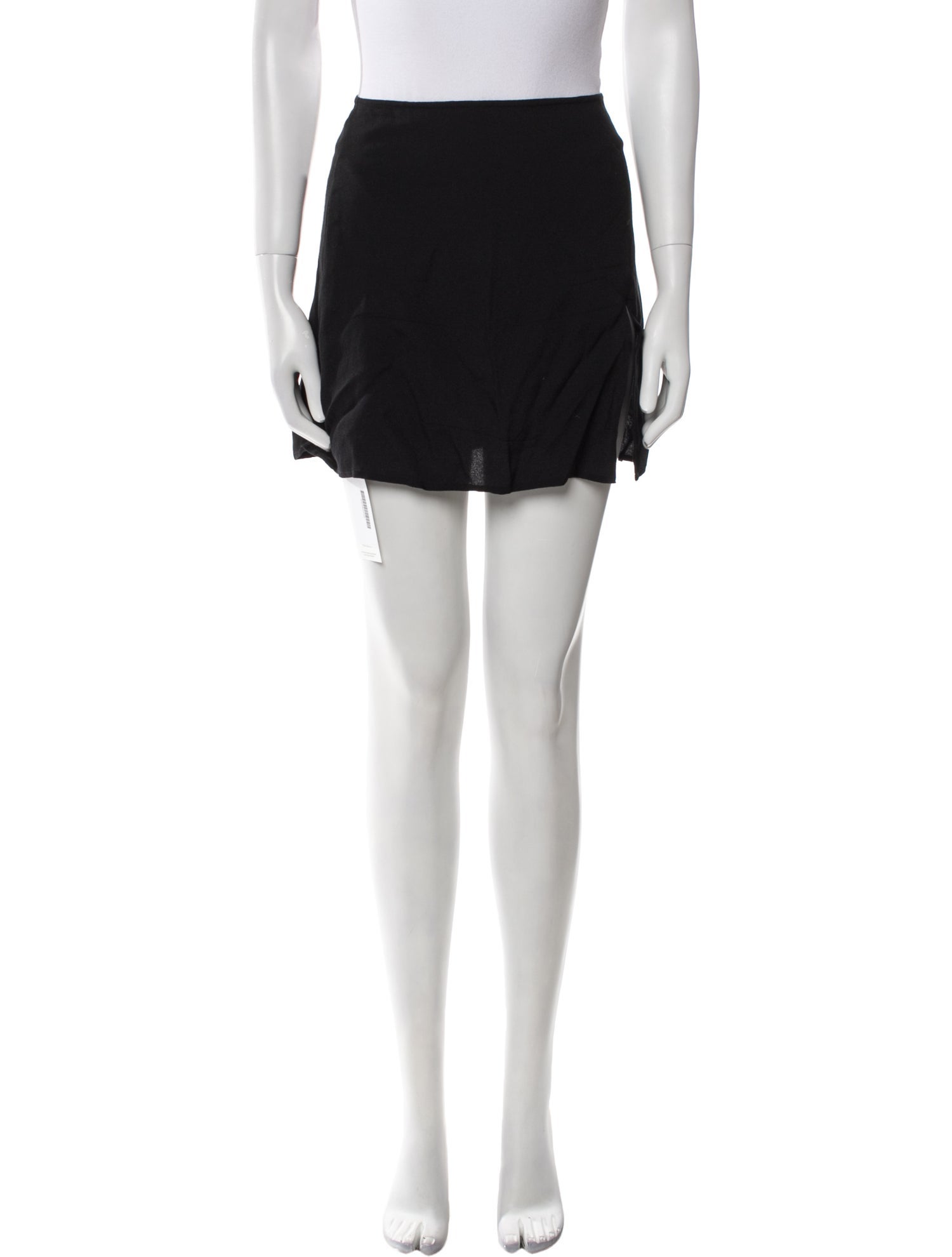 Reformation Pleated Accents Mini Skirt